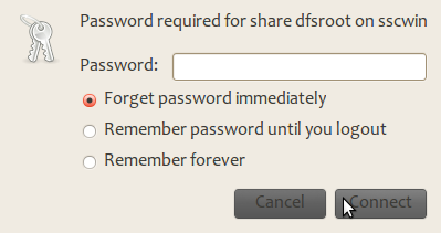 Password request
